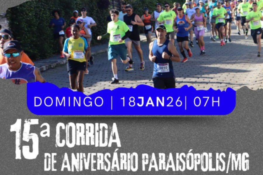 15ª CORRIDA DE ANIVERSÁRIO DE PARAISÓPOLIS