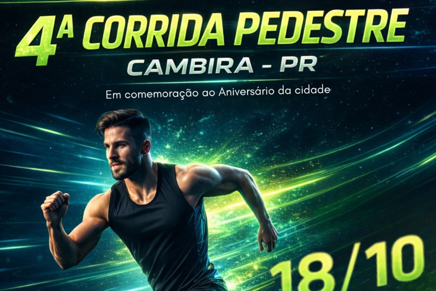 4ª CORRIDA PEDESTRE DE CAMBIRA