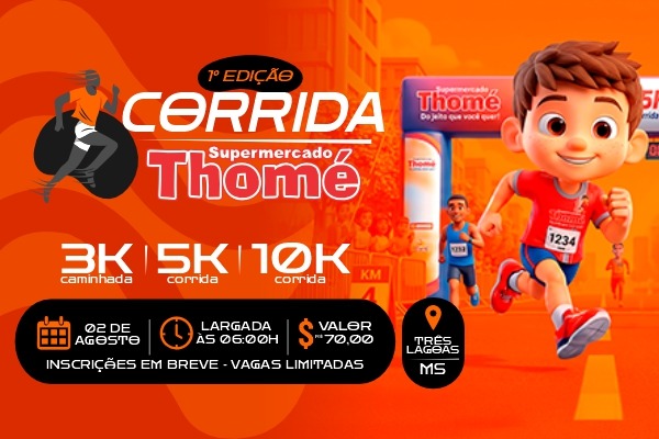 1ª CORRIDA THOMÉ