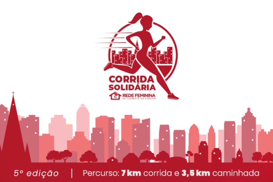 V CORRIDA SOLIDÁRIA DA REDE FEMININA DE COMBATE AO CÂNCER