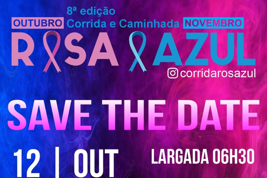 CORRIDA ROSA E AZUL