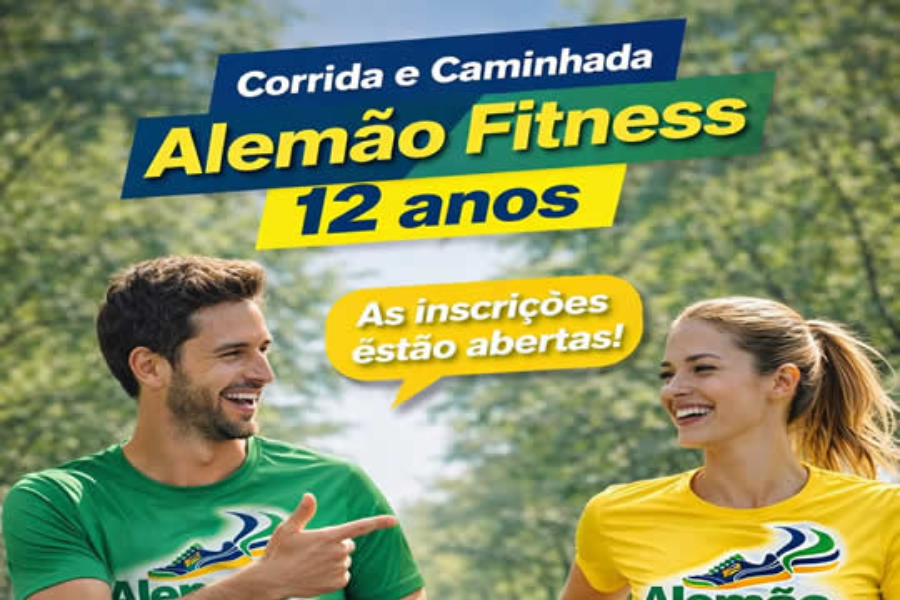 CORRIDA E CAMINHADA ALEMÃO FITNESS 12 ANOS
