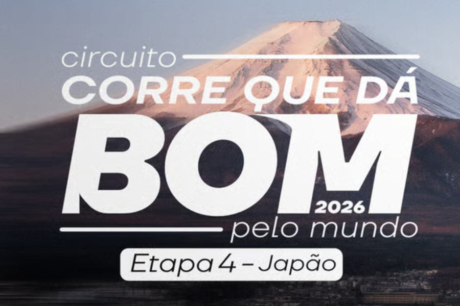 CORRE QUE DA BOM PELO MUNDO ETAPA JAPÃO