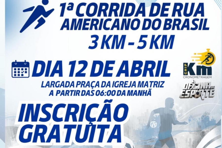 1ª CORRIDA DE RUA AMERICANO DO BRASIL