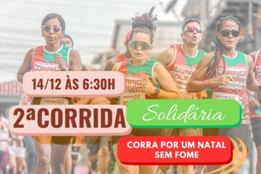 CORRIDA SOLIDÁRIA NATAL SEM FOME