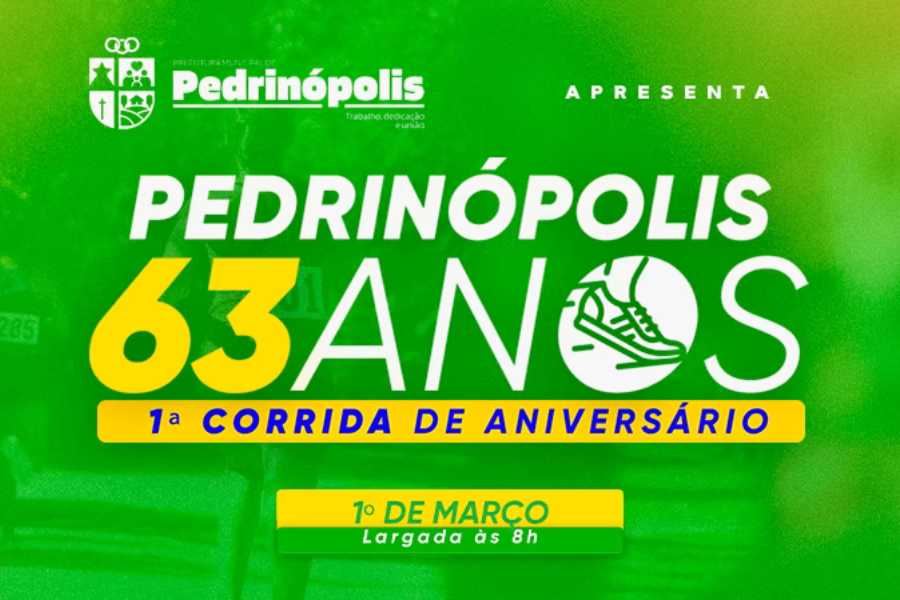 1ª CORRIDA DE ANIVERSÁRIO DE PEDRINÓPOLIS