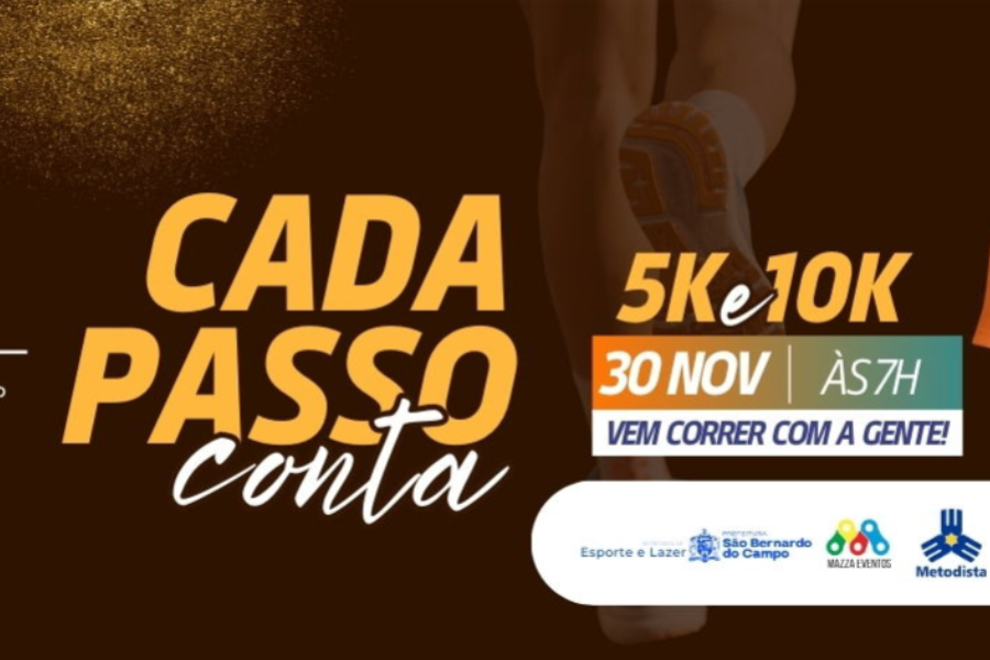 CORRIDA CADA PASSO CONTA