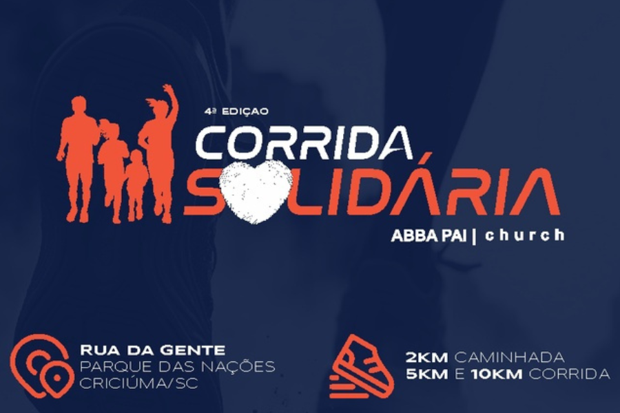 4ª EDIÇÃO CORRIDA SOLIDÁRIA ABBA PAI CHURCH