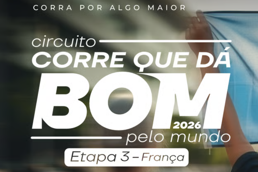 CORRE QUE DA BOM PELO MUNDO ETAPA FRANÇA