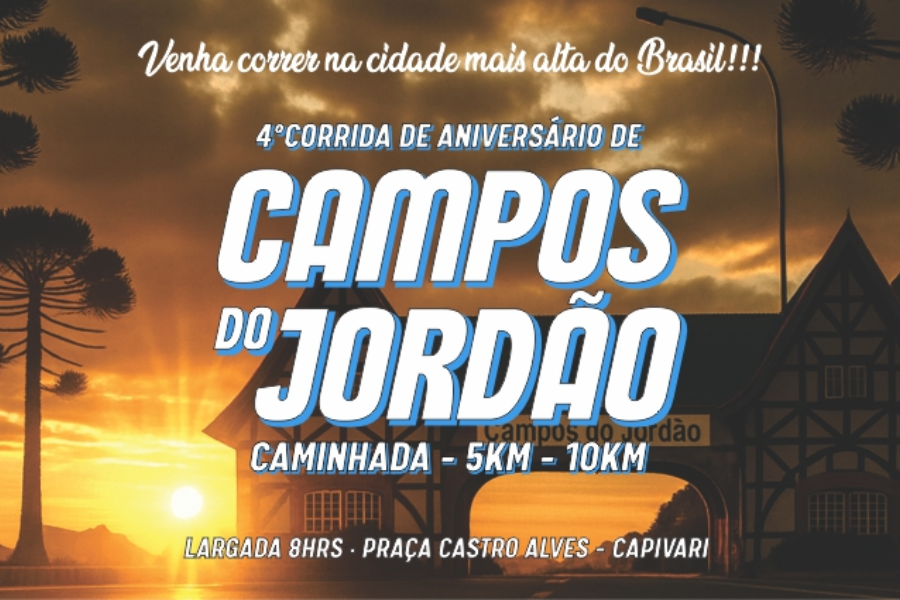 4ª CORRIDA DE ANIVERSÁRIO DE CAMPOS DO JORDÃO 152 ANOS