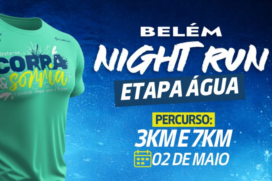 CORRIDA BELEM NIGHT RUN ETAPA ÁGUA