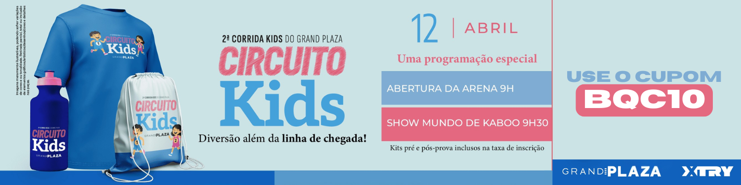 2ª CORRIDA KIDS DO GRAND PLAZA CIRCUITO KIDS