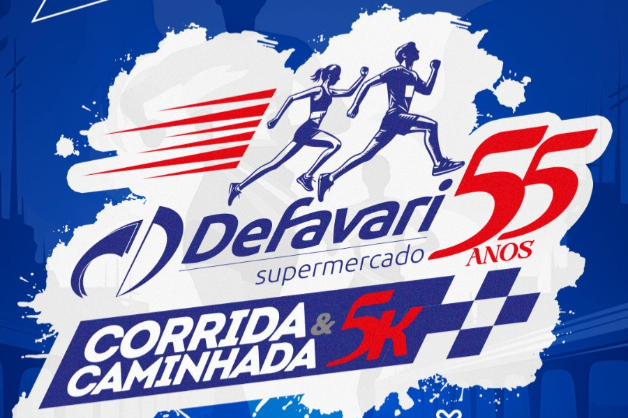 CORRIDA E CAMINHADA DEFAVARI 55 ANOS