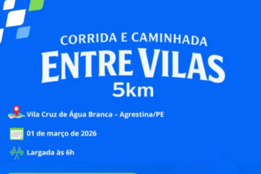 CORRIDA E CAMINHADA ENTRE VILAS