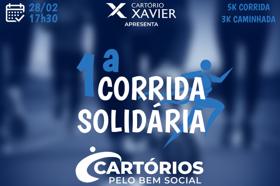 1ª CORRIDA SOLIDÁRIA CARTÓRIOS PELO BEM SOCIAL