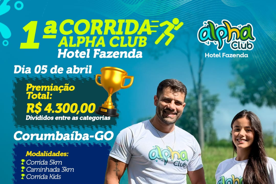 1ª CORRIDA ALPHA CLUB HOTEL FAZENDA