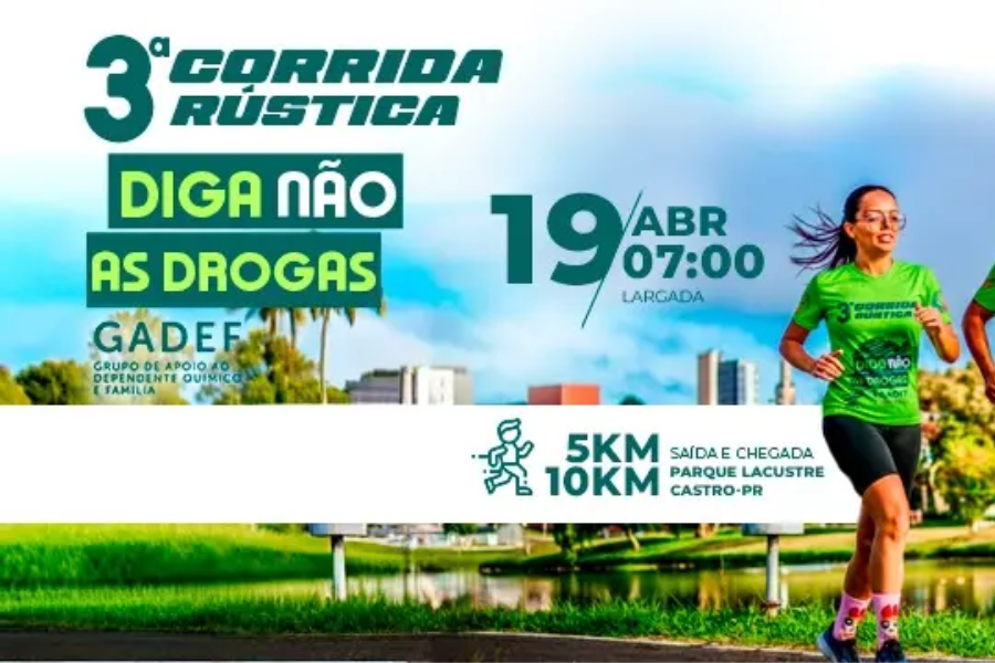 3ª CORRIDA RÚSTICA DIGA NÃO AS DROGAS