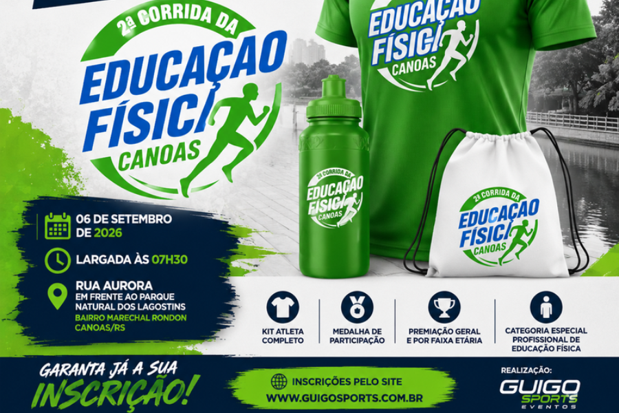 CORRIDA DA EDUCAÇÃO FÍSICA CANOAS