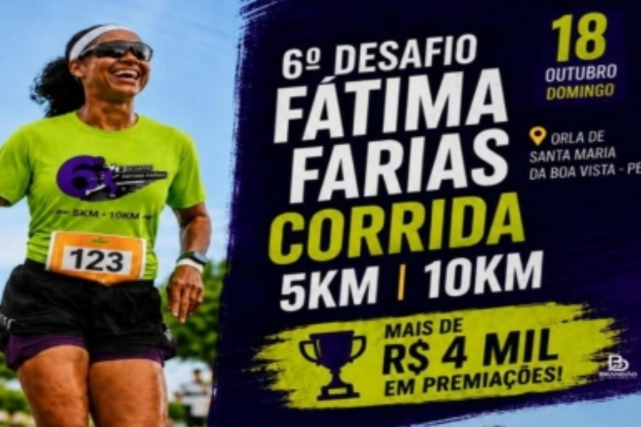 6º DESAFIO FÁTIMA FARIAS CORRIDA