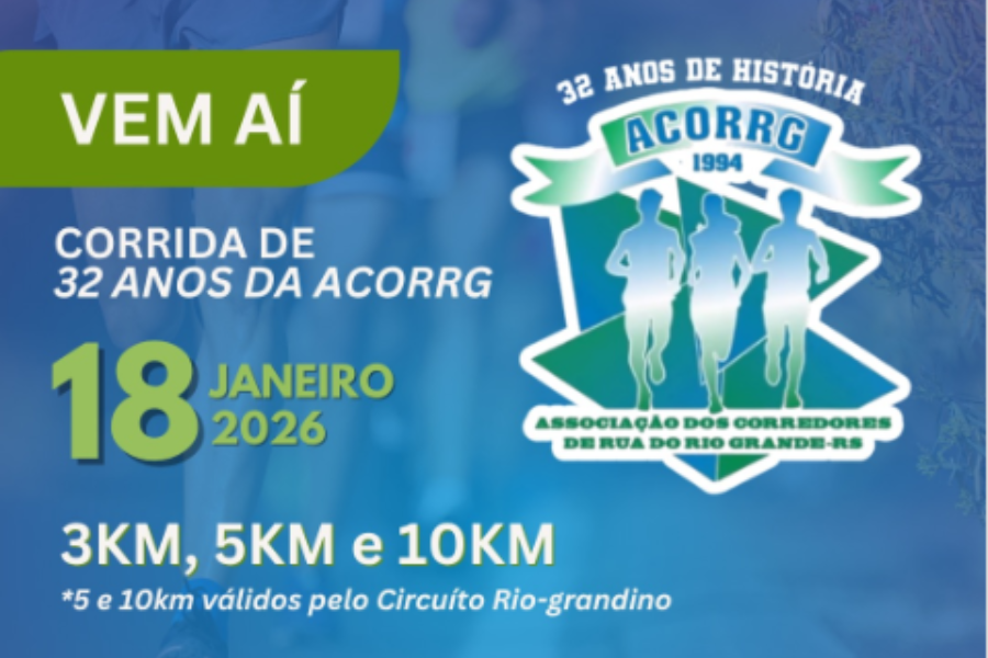 CORRIDA DOS 32 ANOS DA ACORRG