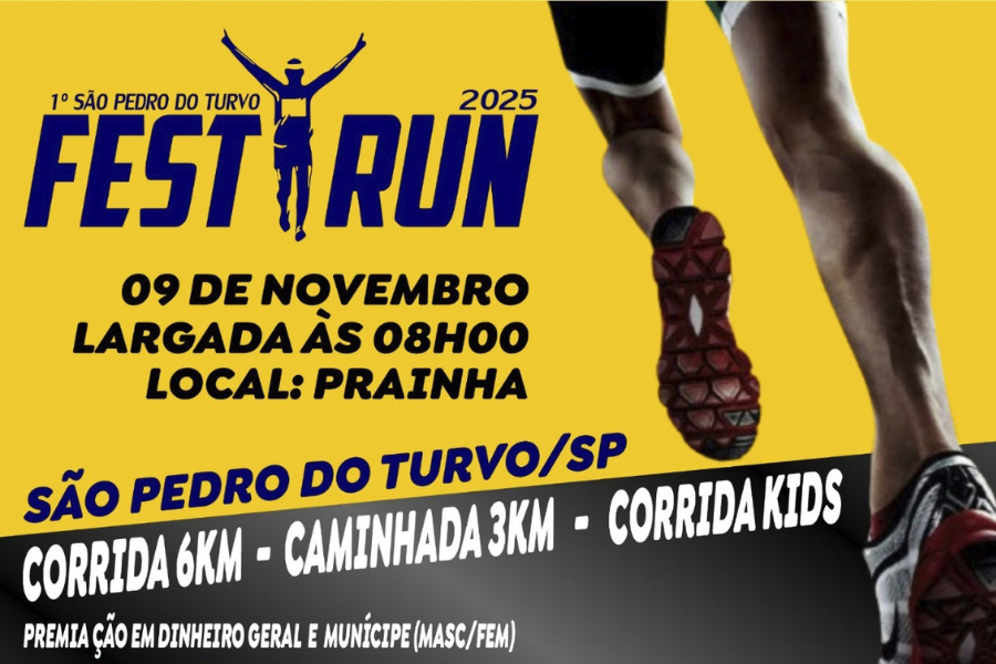1º SÃO PEDRO DO TURVO FEST RUN