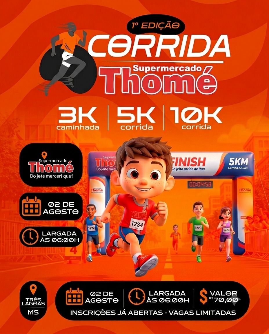 1ª CORRIDA THOMÉ