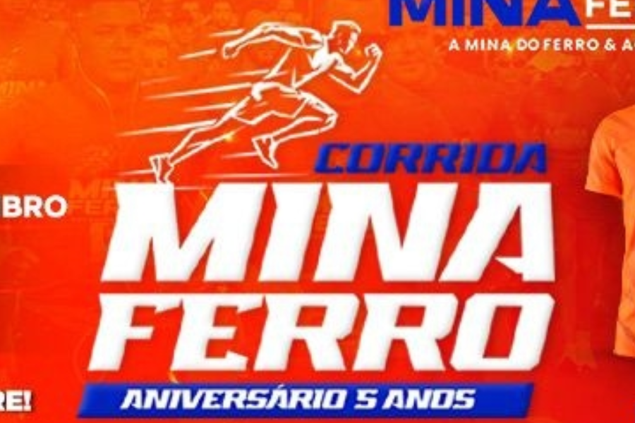 CORRIDA MINA FERRO ANIVERSÁRIO 5 ANOS