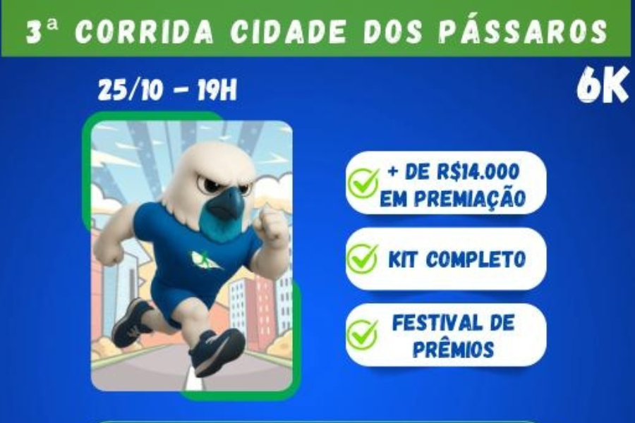 3ª CORRIDA CIDADE DOS PÁSSAROS