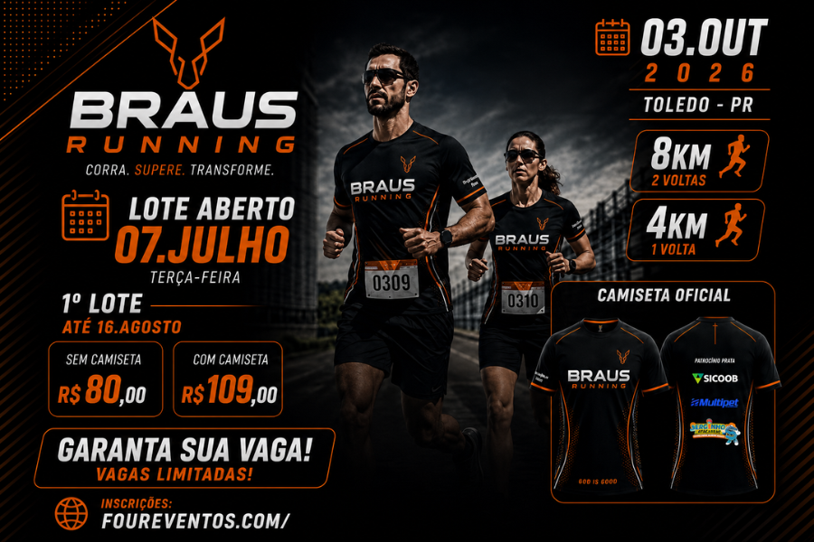 1ª CORRIDA BRAUS RUNNING