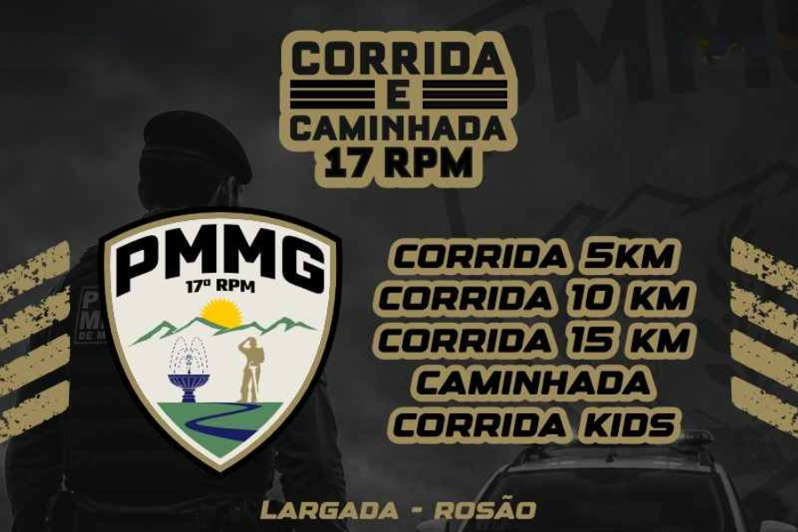 3ª CORRIDA EM COMEMORAÇÃO AO ANIVERSÁRIO DE 17 ANOS DA 17ª RPM