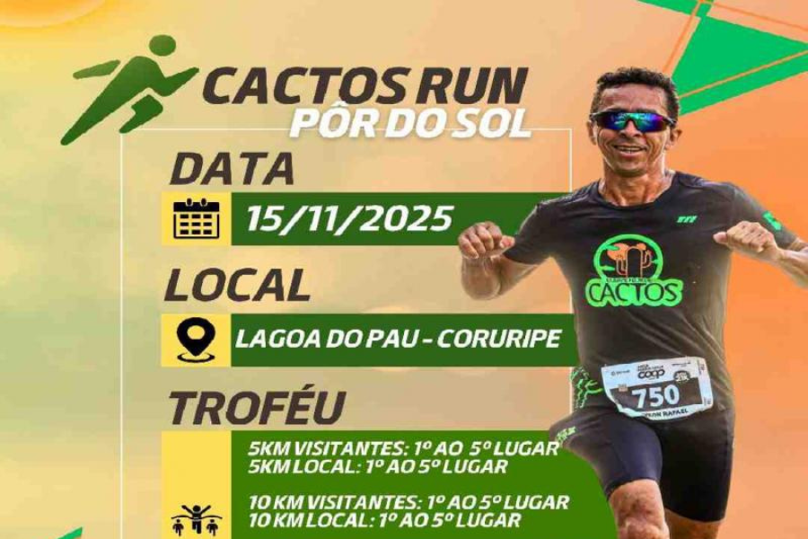CACTOS RUN PÔR DO SOL