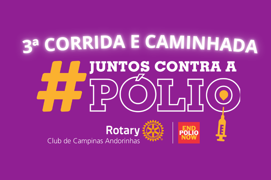 3ª CORRIDA E CAMINHADA JUNTOS CONTRA A PÓLIO