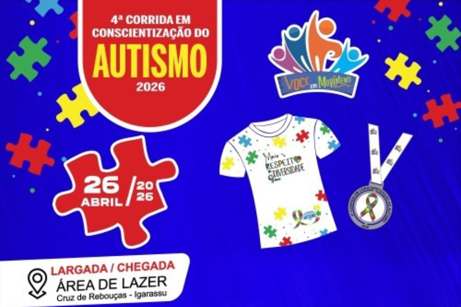 4ª CORRIDA EM CONSCIENTIZAÇÃO DO AUTISMO