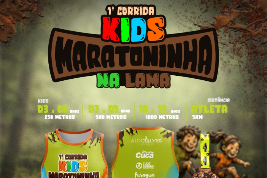 1ª CORRIDA KIDS EDIÇÃO MARATONINHA NA LAMA