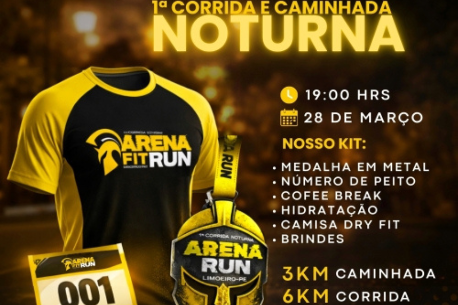 1ª CORRIDA E CAMINHADA NOTURNA