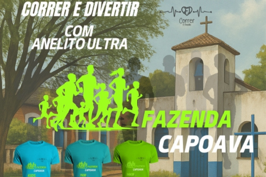 CORRER E DIVERTIR COM O ANELITO ULTRA NA FAZENDA CAPOAVA