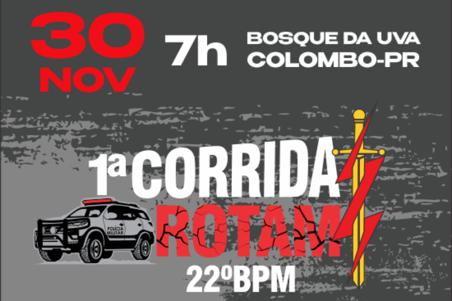 1ª CORRIDA ROTAM 22º BPM