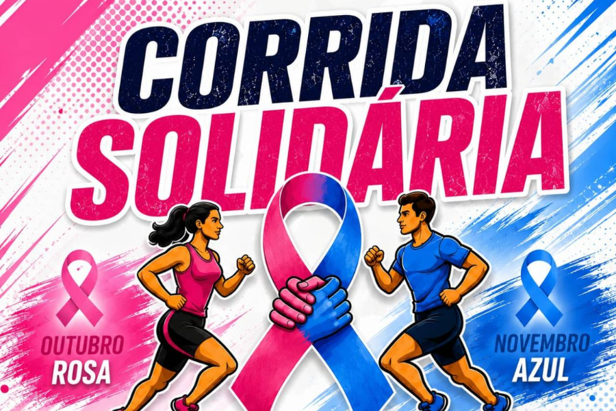 CORRIDA SOLIDÁRIA OUTUBRO ROSA E NOVEMBRO AZUL