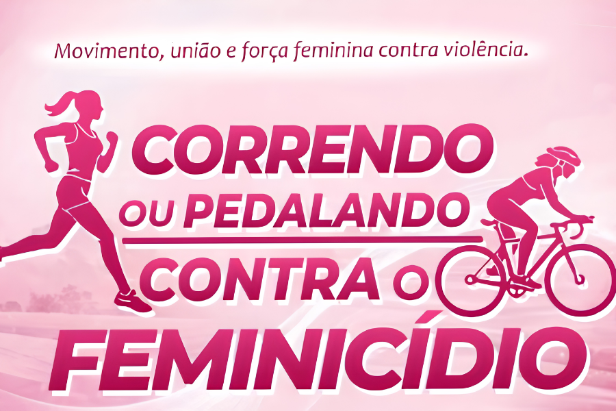 BRUTAS CORRENDO OU PEDALANDO CONTRA O FEMINICÍDIO
