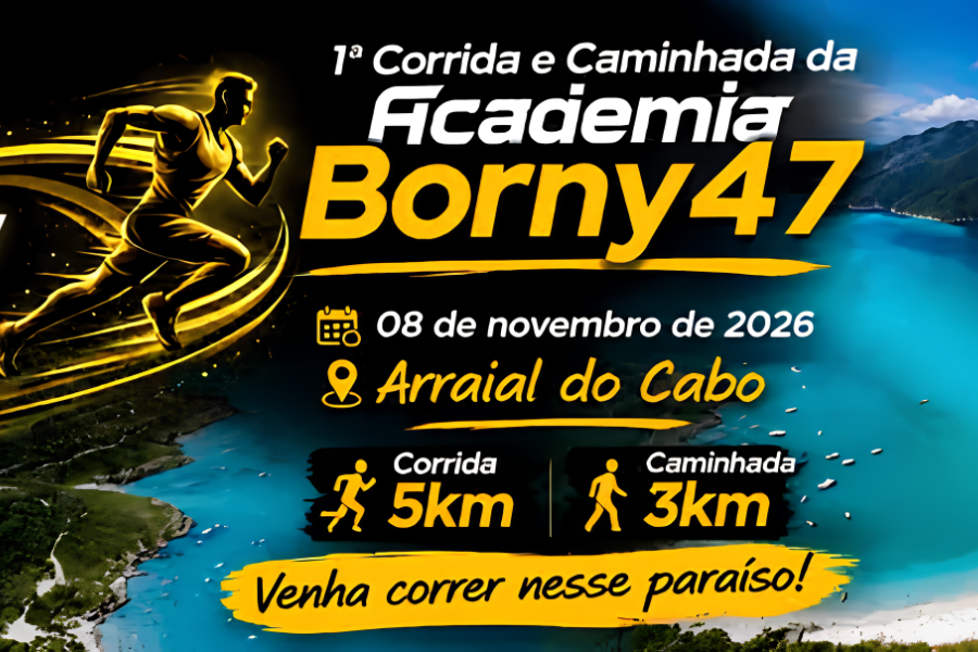 1ª CORRIDA E CAMINHADA DA ACADEMIA BORNY47