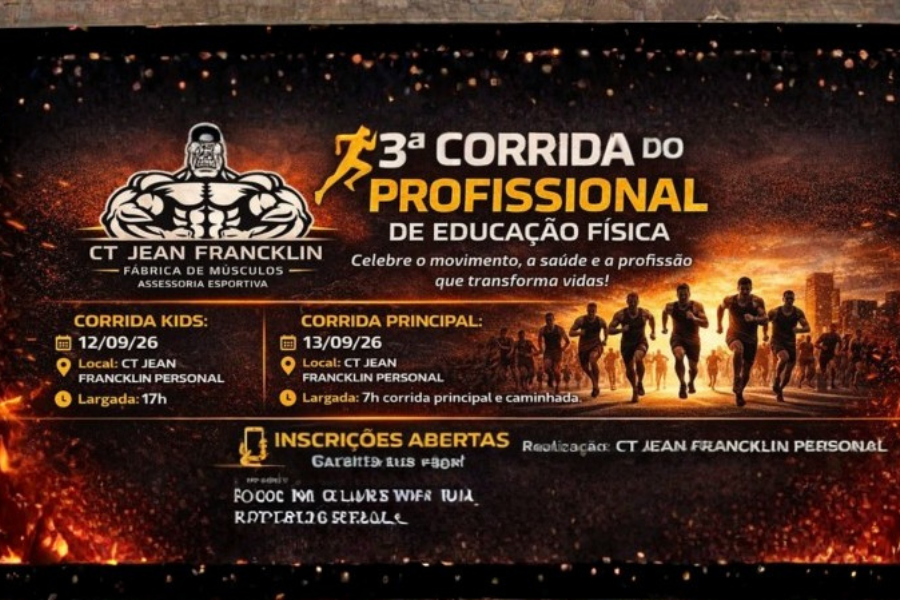 3ª CORRIDA DO PROFISSIONAL EM EDUCAÇÃO FÍSICA