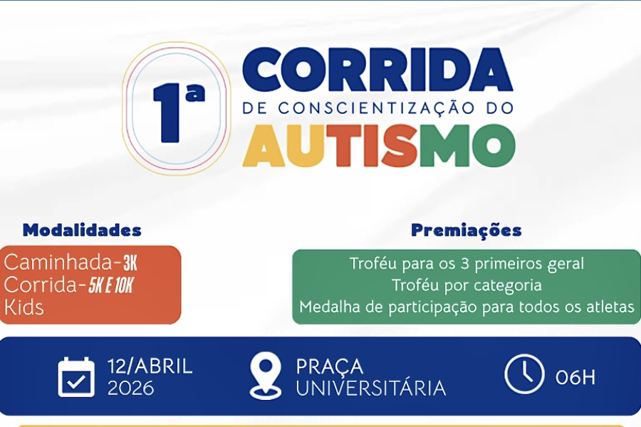 1ª CORRIDA DE CONSCIENTIZAÇÃO DO AUTISMO