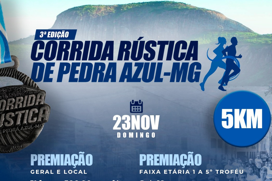 3ª CORRIDA RÚSTICA DE PEDRA AZUL