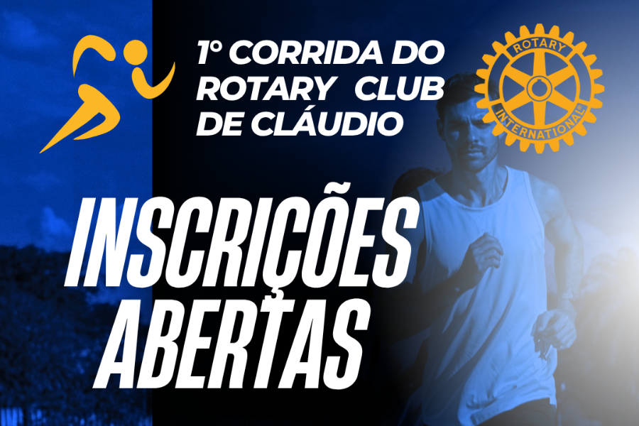 1ª CORRIDA DO ROTARY CLUB DE CLÁUDIO