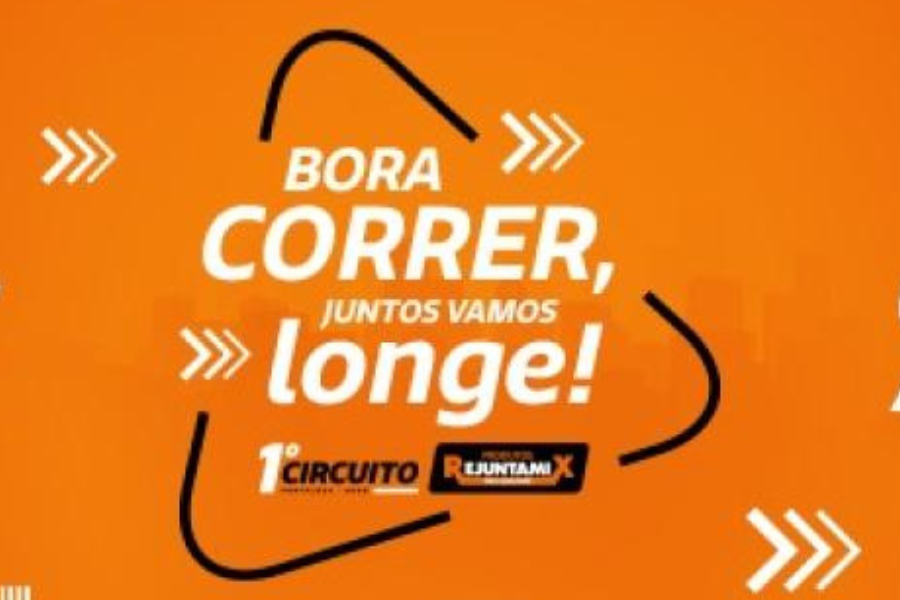 BORA CORRER, JUNTOS VAMOS LONGE