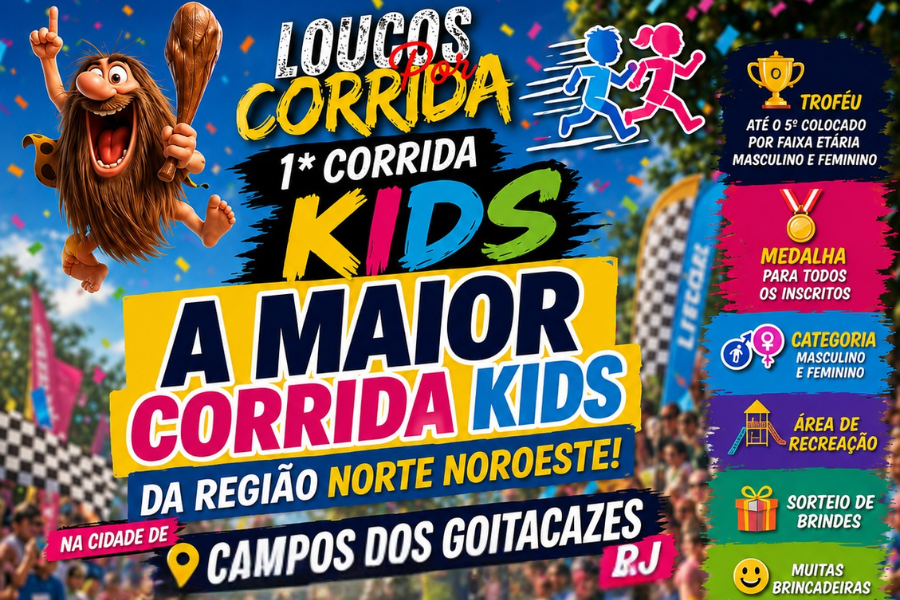 CORRIDA KIDS LOUCOS POR CORRIDA